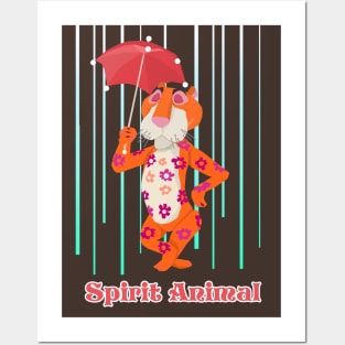 Spirit Animal: Small World Tiger Posters and Art